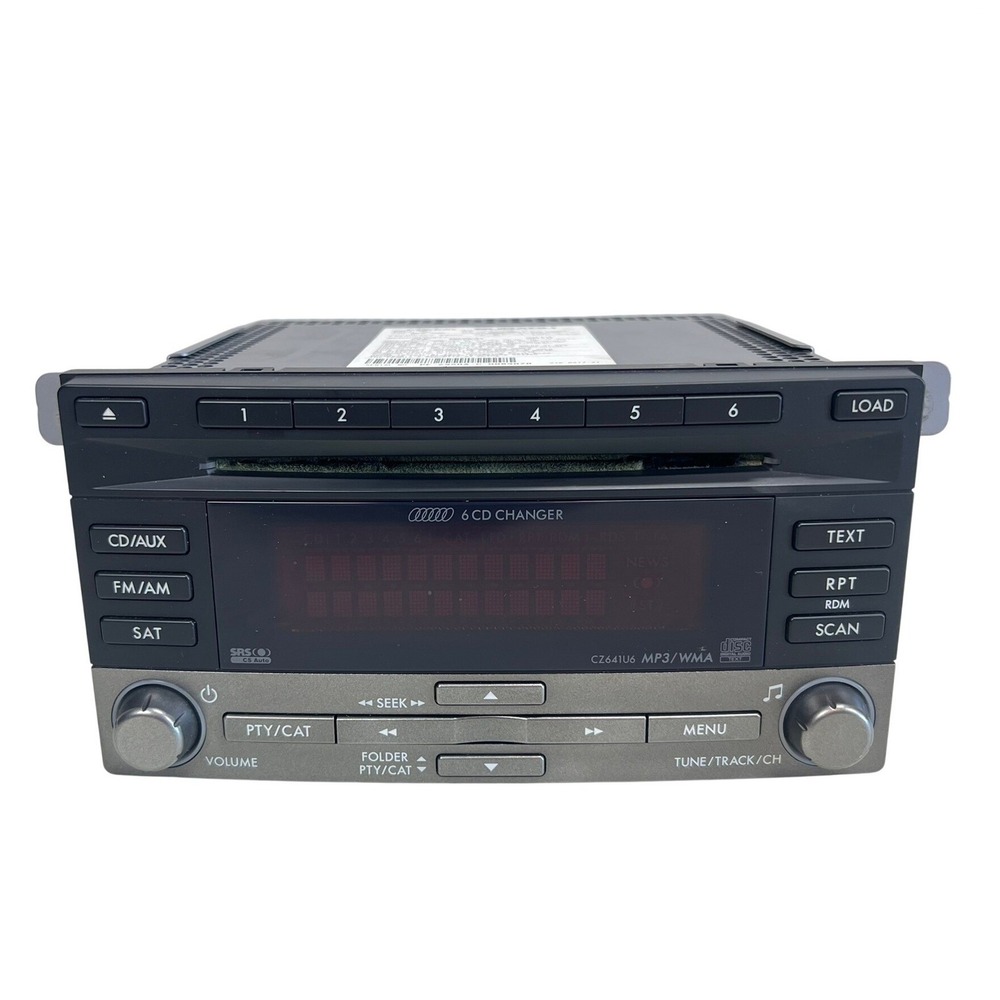 Subaru Clarion 6 CD Changer MP3 WMA Radio Head Unit 86201FG642 PF-2950A-C‎